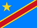 Bandera de RD Congo