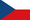 Bandera de Republica Checa